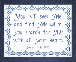 Seek Me And Find Me - Jeremiah 29:13